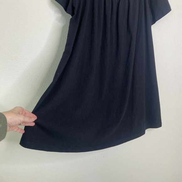 ASOS Off the Shoulder Flutter Sleeve Black Tunic Top 14 NWT - Picture 4 of 10